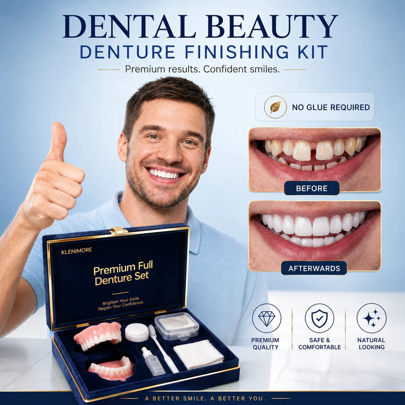⏰Ends Today: 70% OFF! 🌎KLENIMORE™ Custom-Fit  Dentures— Designed for Comfort and a Natural-Looking Smile