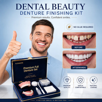 ⏰Ends Today: 70% OFF! 🌎KLENIMORE™ Custom-Fit  Dentures— Designed for Comfort and a Natural-Looking Smile
