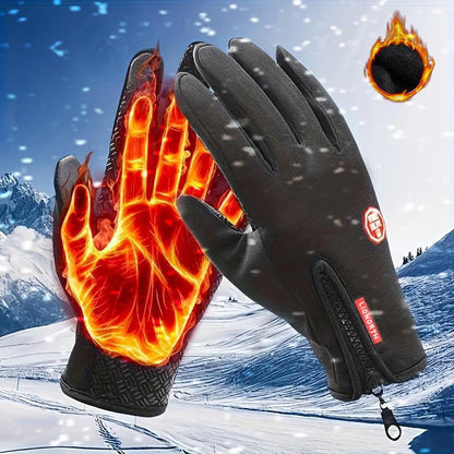 🔥Warm Outdoor Gloves – Windproof Touchscreen Full-Finger Gloves for Winter Activities