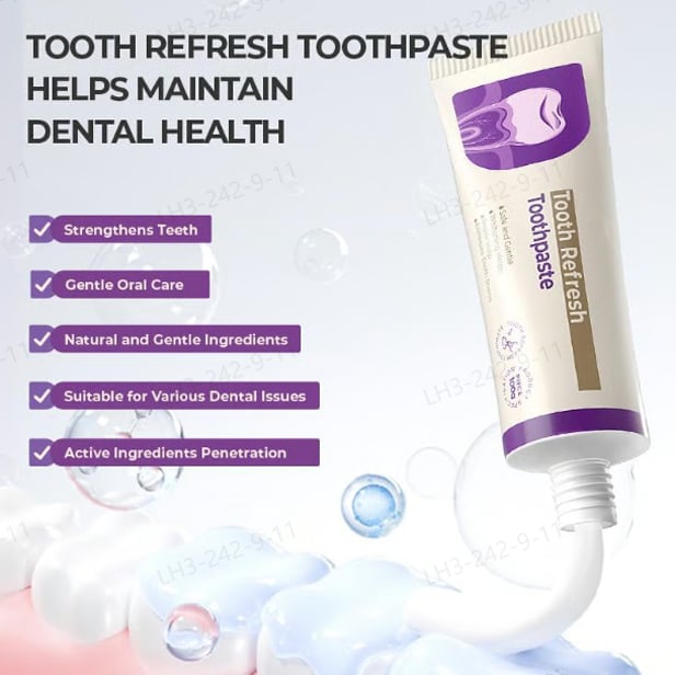 🔥Natural Toothpaste – Fresh Breath & Gentle Oral Care with Herbal Ingredients