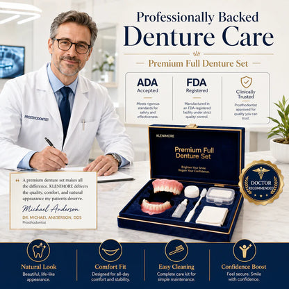 ⏰Ends Today: 70% OFF! 🌎KLENIMORE™ Custom-Fit  Dentures— Designed for Comfort and a Natural-Looking Smile