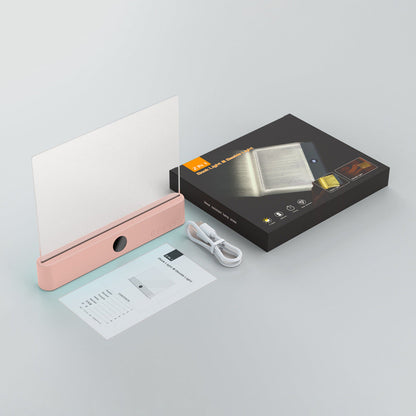✨️Rechargeable LED Book Light – Flat Reading Lamp with 3 Color Modes
