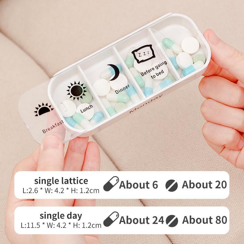 💊7-Day Medication Organizer – Drawer Style Pill Case for Easy Health Management📅