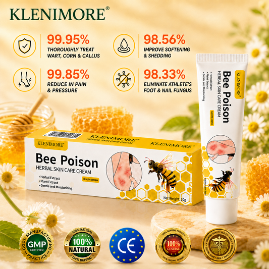 KLENIMORE-Smooth Step Bee Poison Foot Renewal Cream