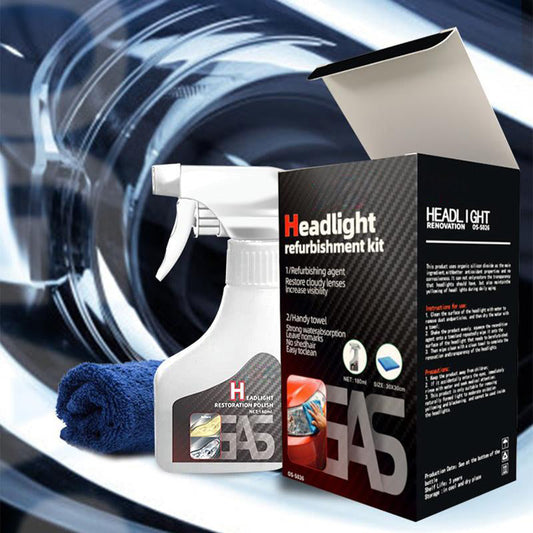 🔥LAST DAY PROMOTION - 50%OFF🔥Automotive Headlamp Refurbisher & Crystallization Coating Agent Kit