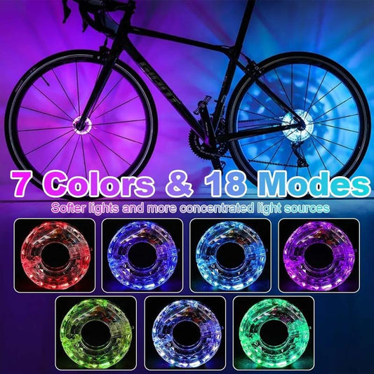 ✨ LED Cycling Wheel Hub Light for Night Riding